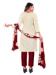 Picture of Comely Cotton Sea Shell Straight Cut Salwar Kameez