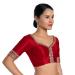 Picture of Splendid Silk Crimson Designer Blouse