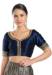 Picture of Ideal Silk Midnight Blue Designer Blouse