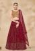 Picture of Ravishing Georgette Maroon Readymade Lehenga Choli