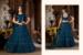 Picture of Grand Net Navy Blue Lehenga Choli