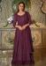 Picture of Statuesque Georgette Brown Anarkali Salwar Kameez