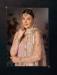 Picture of Fine Net Rosy Brown Straight Cut Salwar Kameez