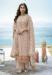 Picture of Georgette Rosy Brown Straight Cut Salwar Kameez