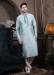 Picture of Marvelous Silk Light Steel Blue Kurtas