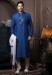 Picture of Enticing Silk Midnight Blue Kurtas