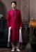 Picture of Grand Silk Maroon Kurtas