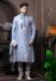 Picture of Exquisite Silk Light Steel Blue Kurtas