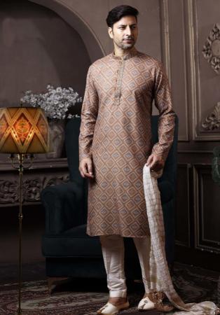 Picture of Comely Cotton Rosy Brown Kurtas