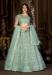 Picture of Admirable Net Dark Sea Green Lehenga Choli