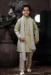 Picture of Good Looking Cotton Grey Kids Kurta Pyjama