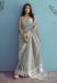 Picture of Statuesque Satin Dim Gray Saree