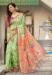 Picture of Statuesque Linen Dark Khaki Saree