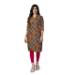 Picture of Pleasing Rayon Rosy Brown Kurtis & Tunic