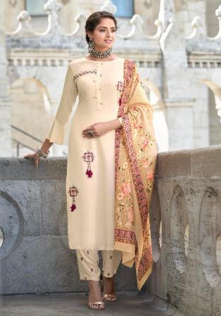 Picture of Taking Rayon Wheat Readymade Salwar Kameez