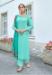 Picture of Rayon Medium Aqua Marine Readymade Salwar Kameez