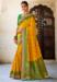 Picture of Fascinating Silk Orange Saree