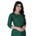 Picture of Pretty Cotton Dark Olive Green Kurtis & Tunic