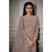 Picture of Statuesque Net Rosy Brown Anarkali Salwar Kameez