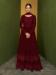 Picture of Shapely Georgette Maroon Anarkali Salwar Kameez