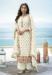 Picture of Classy Georgette Beige Straight Cut Salwar Kameez