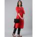 Picture of Graceful Cotton Crimson Kurtis & Tunic