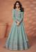 Picture of Georgette Dark Sea Green Anarkali Salwar Kameez