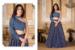 Picture of Good Looking Silk Dark Slate Blue Lehenga Choli