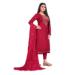 Picture of Ideal Silk Fire Brick Straight Cut Salwar Kameez