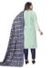 Picture of Elegant Silk Sky Blue Straight Cut Salwar Kameez