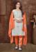 Picture of Comely Silk Light Blue Straight Cut Salwar Kameez