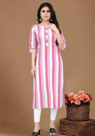 Picture of Admirable Cotton Light Coral Kurtis & Tunic