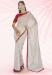 Picture of Pretty Georgette White Saree