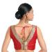 Picture of Gorgeous Chiffon & Silk Indian Red Designer Blouse