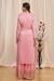 Picture of Net & Silk Pale Violet Red Straight Cut Salwar Kameez