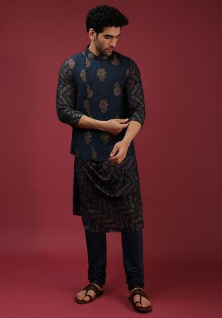 Picture of Sightly Rayon Dark Slate Grey Kurtas