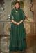 Picture of Elegant Georgette Sea Green Anarkali Salwar Kameez