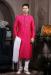 Picture of Shapely Silk Crimson Kurtas