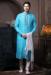 Picture of Excellent Silk Light Sea Green Kurtas