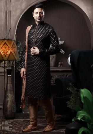 Picture of Fine Cotton Dark Slate Grey Kurtas