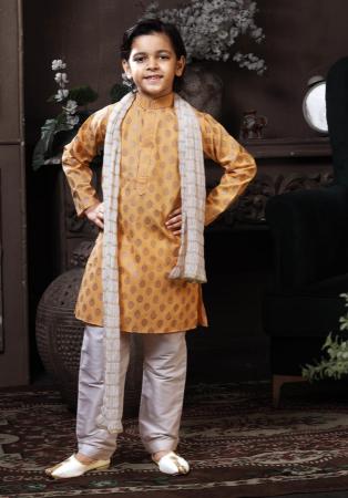 Picture of Fine Cotton Peru Kids Kurta Pyjama