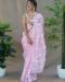 Picture of Excellent Silk & Organza Thistle Saree