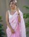 Picture of Excellent Silk & Organza Thistle Saree