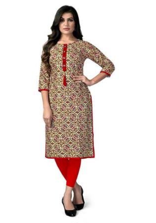 Picture of Lovely Rayon Rosy Brown Kurtis & Tunic