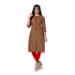 Picture of Magnificent Rayon Dark Olive Green Kurtis & Tunic