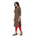 Picture of Fascinating Rayon Dark Olive Green Kurtis & Tunic