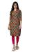 Picture of Pleasing Rayon Rosy Brown Kurtis & Tunic