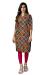 Picture of Pleasing Rayon Rosy Brown Kurtis & Tunic