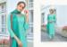 Picture of Rayon Medium Aqua Marine Readymade Salwar Kameez