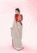 Picture of Pleasing Georgette Off White Saree